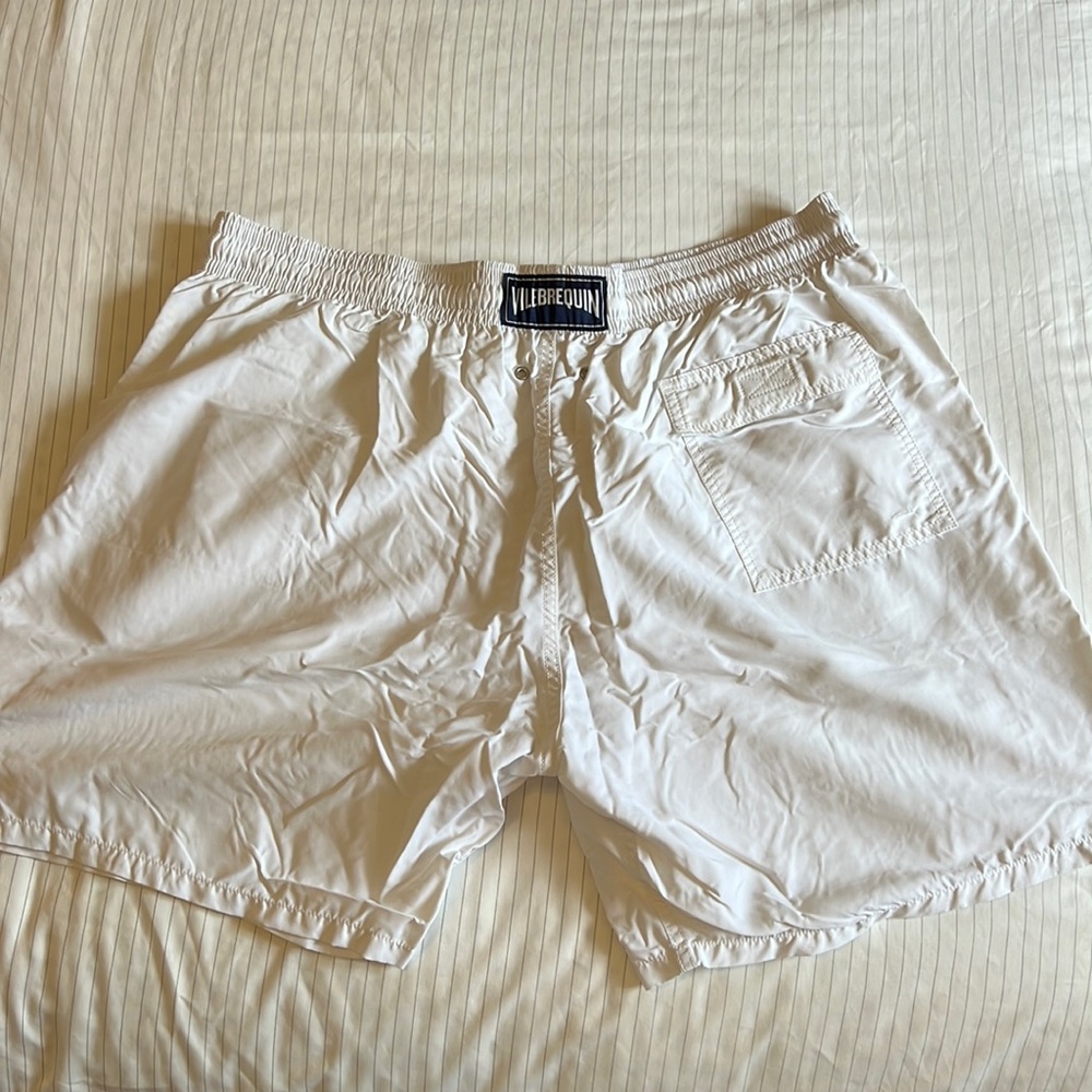 Vilebrequin Men Swim Trunks Solid XXXL White
